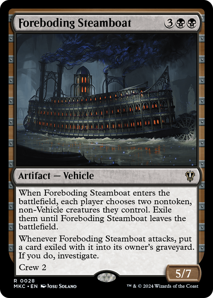 Foreboding Steamboat [Murders at Karlov Manor Commander] | Boutique FDB TCG