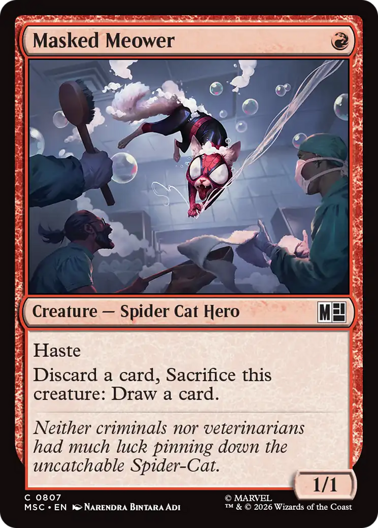 Masked Meower [Marvel Super Heroes Commander] | Boutique FDB TCG