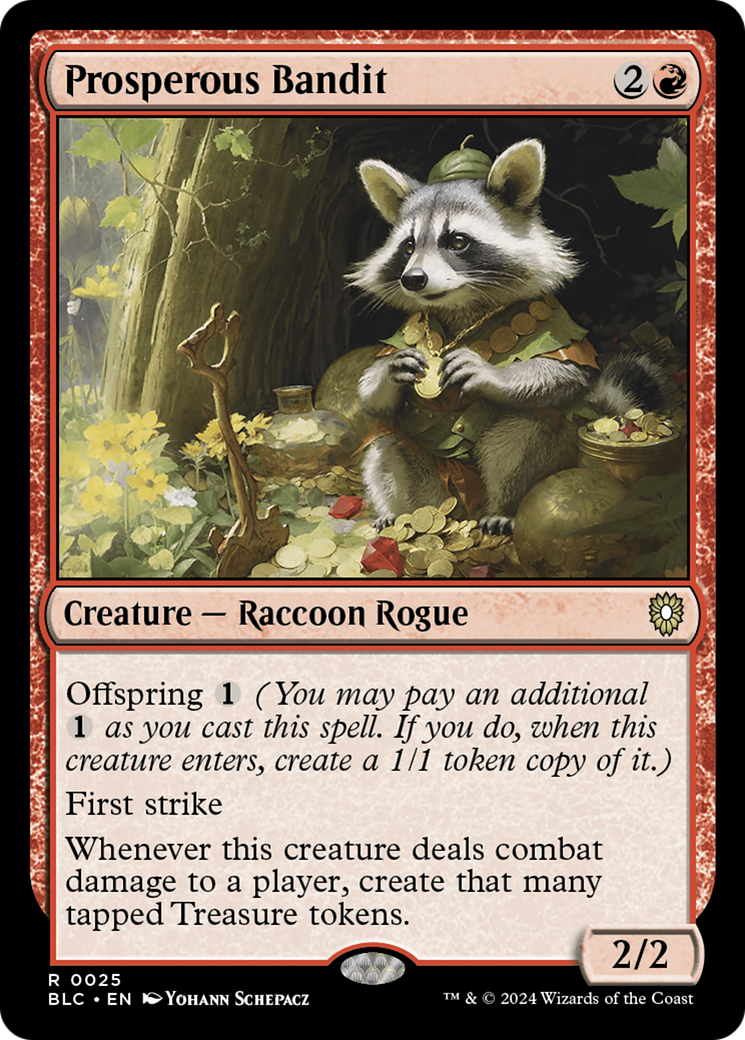 Prosperous Bandit [Bloomburrow Commander] | Boutique FDB TCG