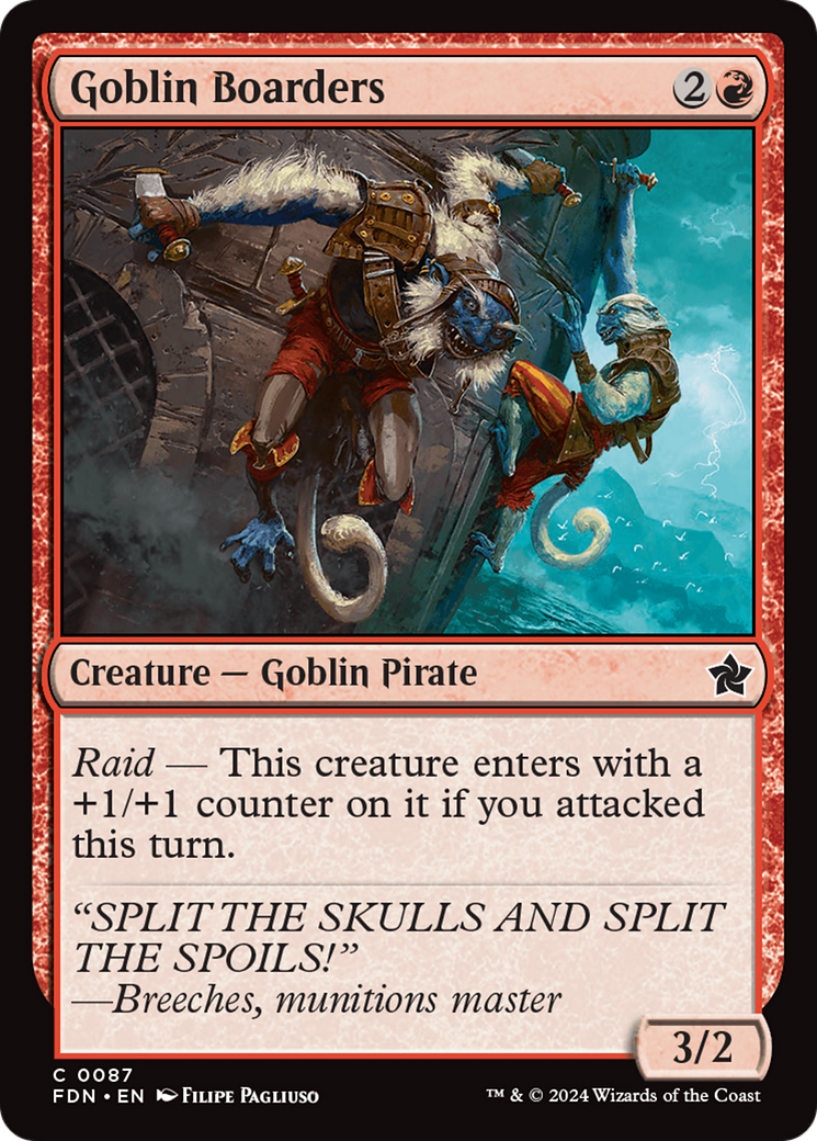 Goblin Boarders [Foundations] | Boutique FDB TCG