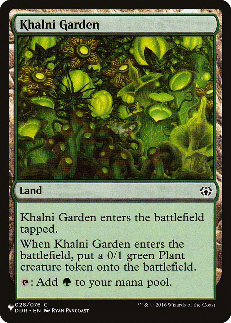 Khalni Garden [The List Reprints] | Boutique FDB TCG