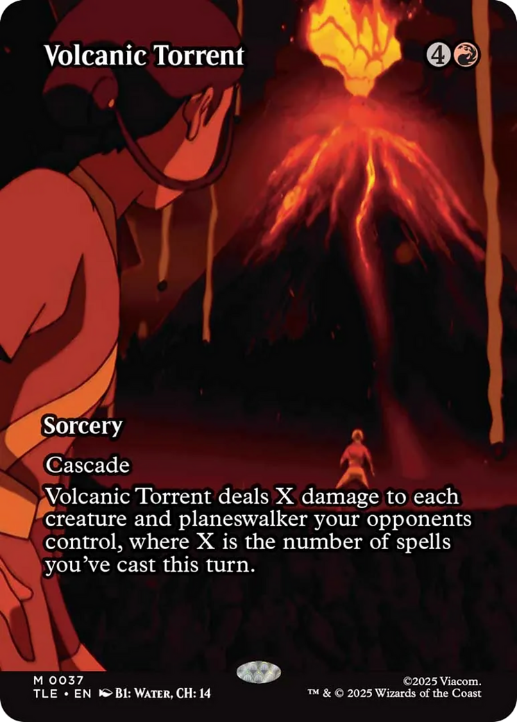 Volcanic Torrent (Borderless) [Avatar: The Last Airbender: Eternal-Legal] | Boutique FDB TCG