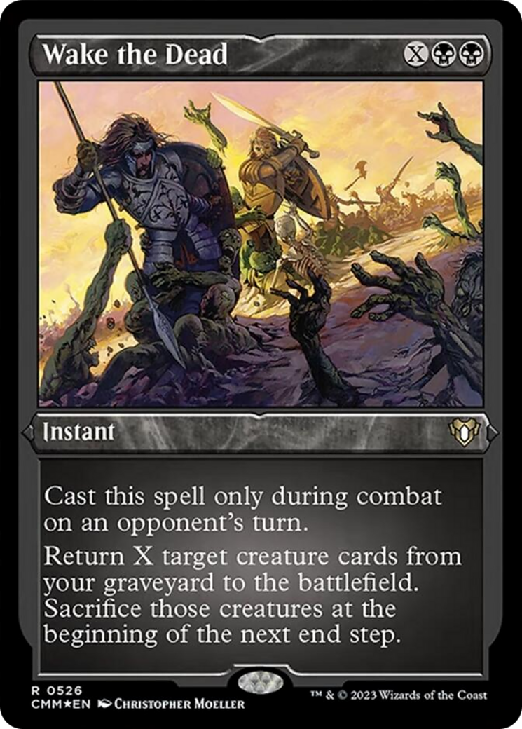 Wake the Dead (Foil Etched) [Commander Masters] | Boutique FDB TCG