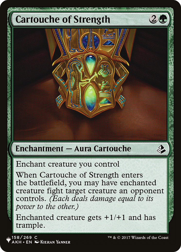 Cartouche of Strength [The List Reprints] | Boutique FDB TCG