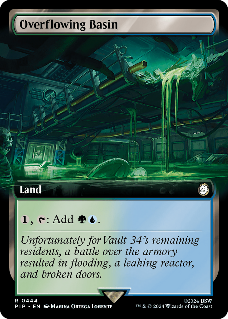 Overflowing Basin (Extended Art) [Fallout] | Boutique FDB TCG