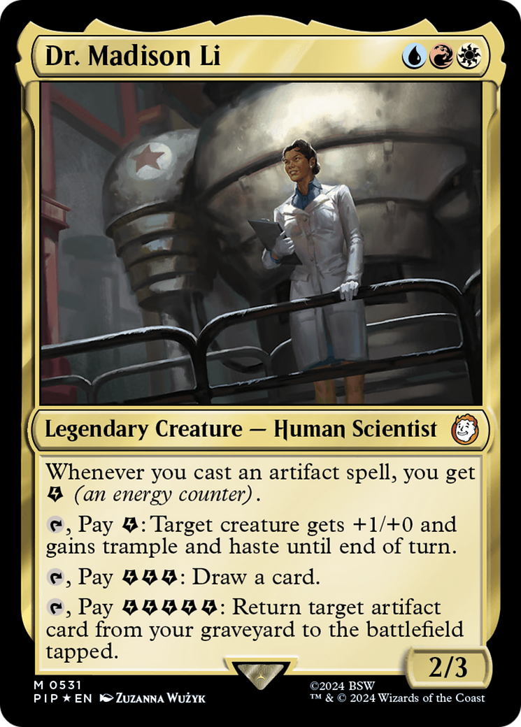 Dr. Madison Li (Surge Foil) [Fallout] | Boutique FDB TCG