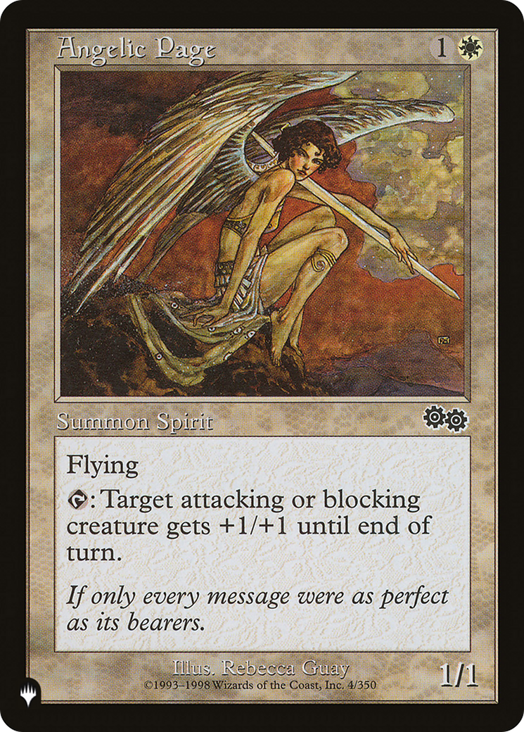 Angelic Page [The List Reprints] | Boutique FDB TCG