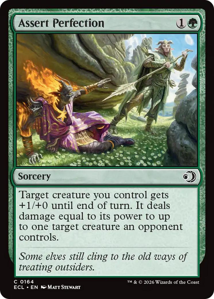 Assert Perfection [Lorwyn Eclipsed] | Boutique FDB TCG