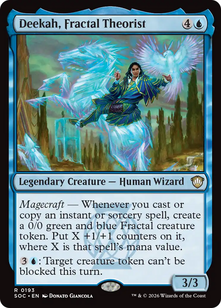 Deekah, Fractal Theorist [Secrets of Strixhaven Commander] | Boutique FDB TCG