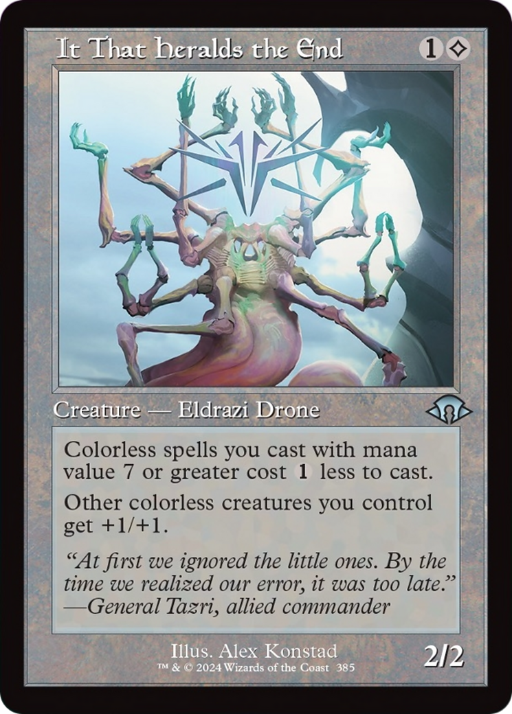 It That Heralds the End (Retro [Modern Horizons 3] | Boutique FDB TCG
