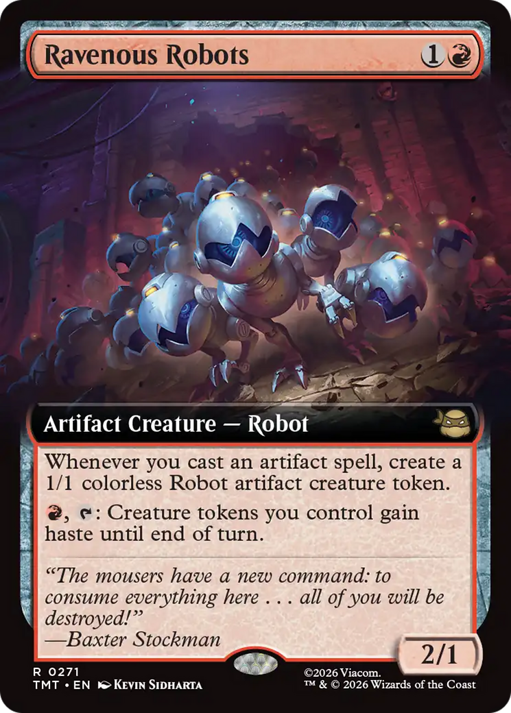 Ravenous Robots (Extended Art) [Teenage Mutant Ninja Turtles] | Boutique FDB TCG