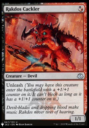 Rakdos Cackler [The List] | Boutique FDB TCG