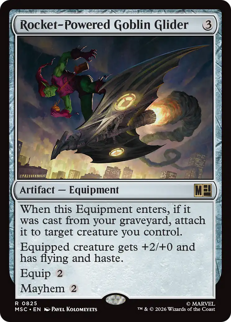 Rocket-Powered Goblin Glider [Marvel Super Heroes Commander] | Boutique FDB TCG