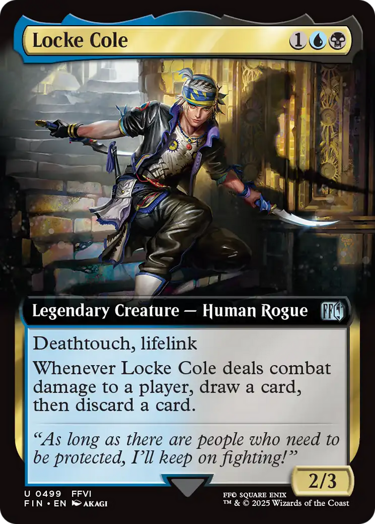 Locke Cole (Extended Art) [FINAL FANTASY] | Boutique FDB TCG