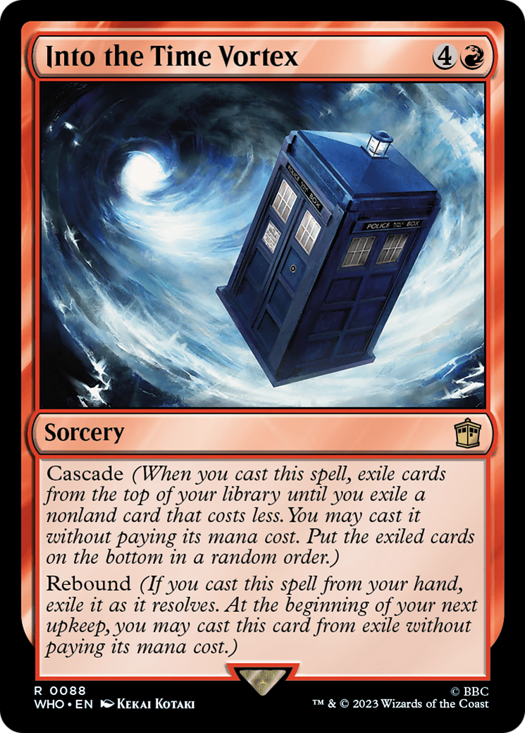 Into the Time Vortex [Doctor Who] | Boutique FDB TCG
