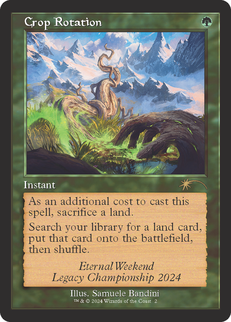 Crop Rotation (Retro Frame) (Eternal Weekend 2024 Promo) [Eternal Weekend] | Boutique FDB TCG