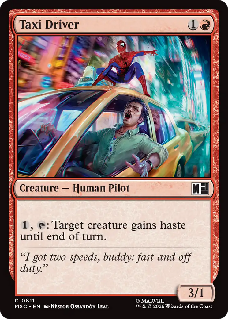 Taxi Driver [Marvel Super Heroes Commander] | Boutique FDB TCG