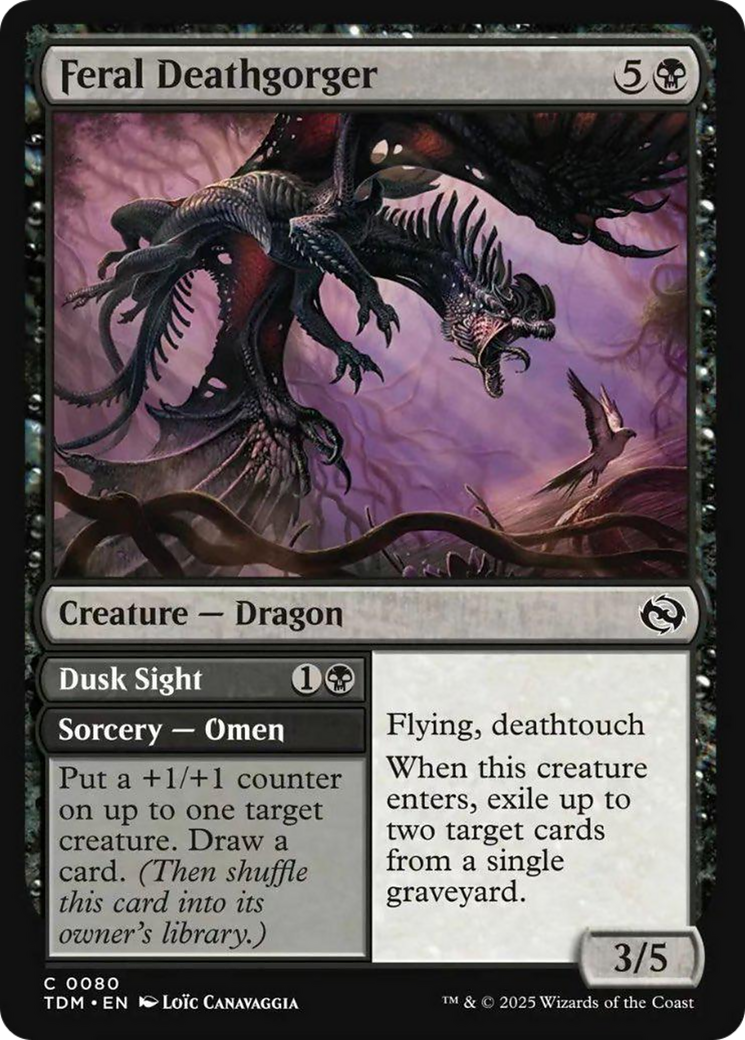 Feral Deathgorger [Tarkir: Dragonstorm] | Boutique FDB TCG