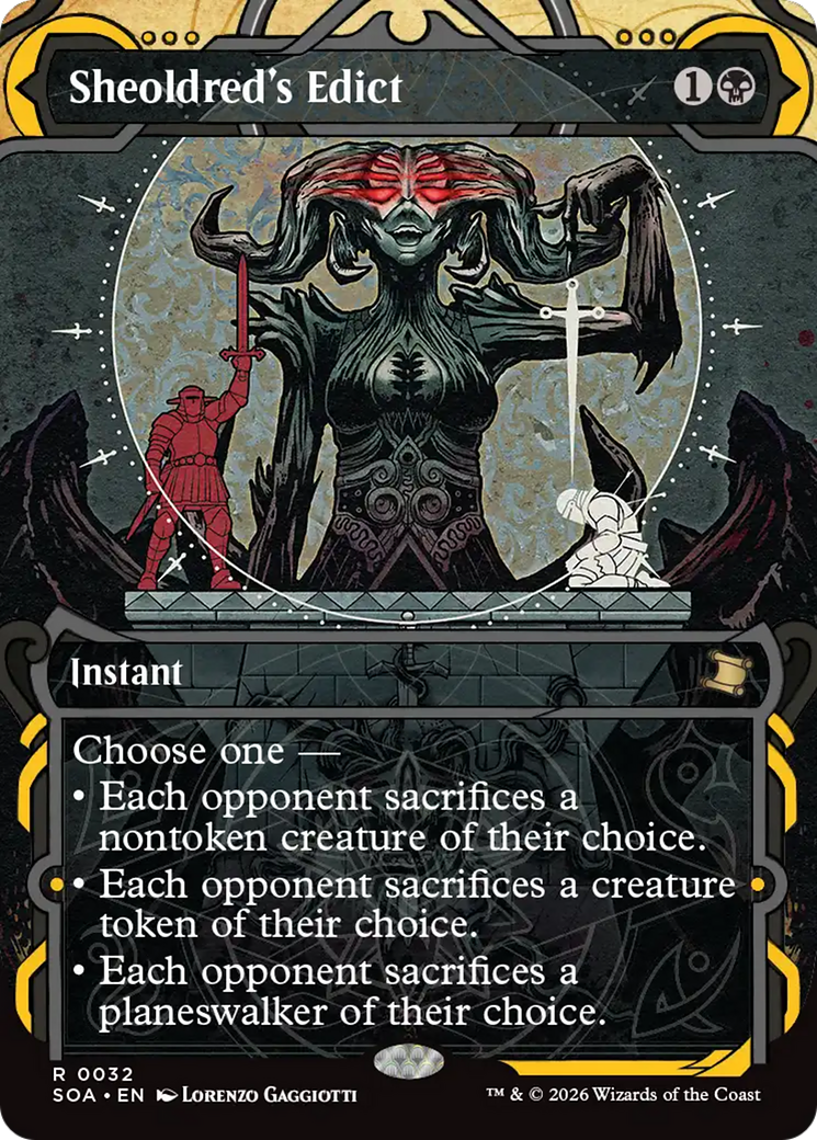 Sheoldred's Edict [Secrets of Strixhaven: Mystical Archive] | Boutique FDB TCG