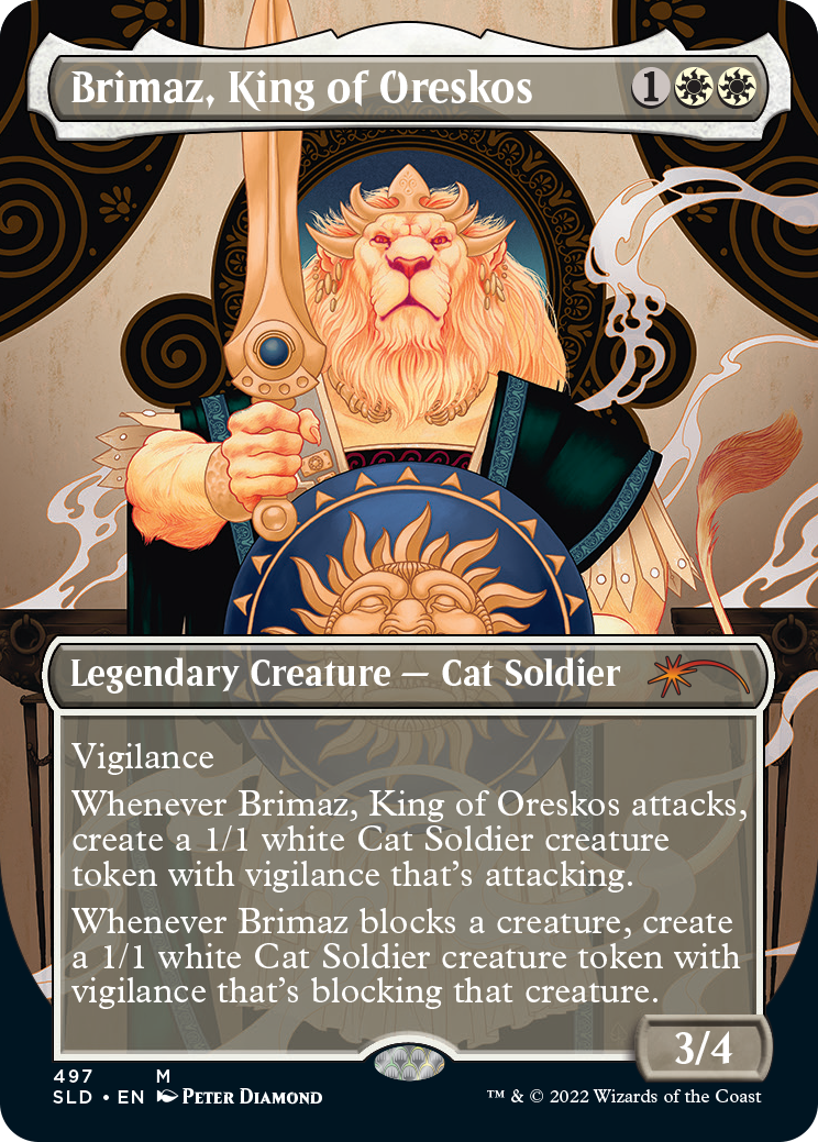 Brimaz, King of Oreskos (Borderless) [Secret Lair Drop Series] | Boutique FDB TCG