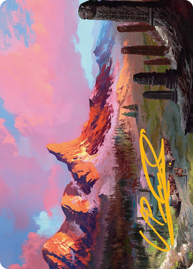 Rugged Highlands Art Card (29/54) [Tarkir: Dragonstorm Art Series] | Boutique FDB TCG