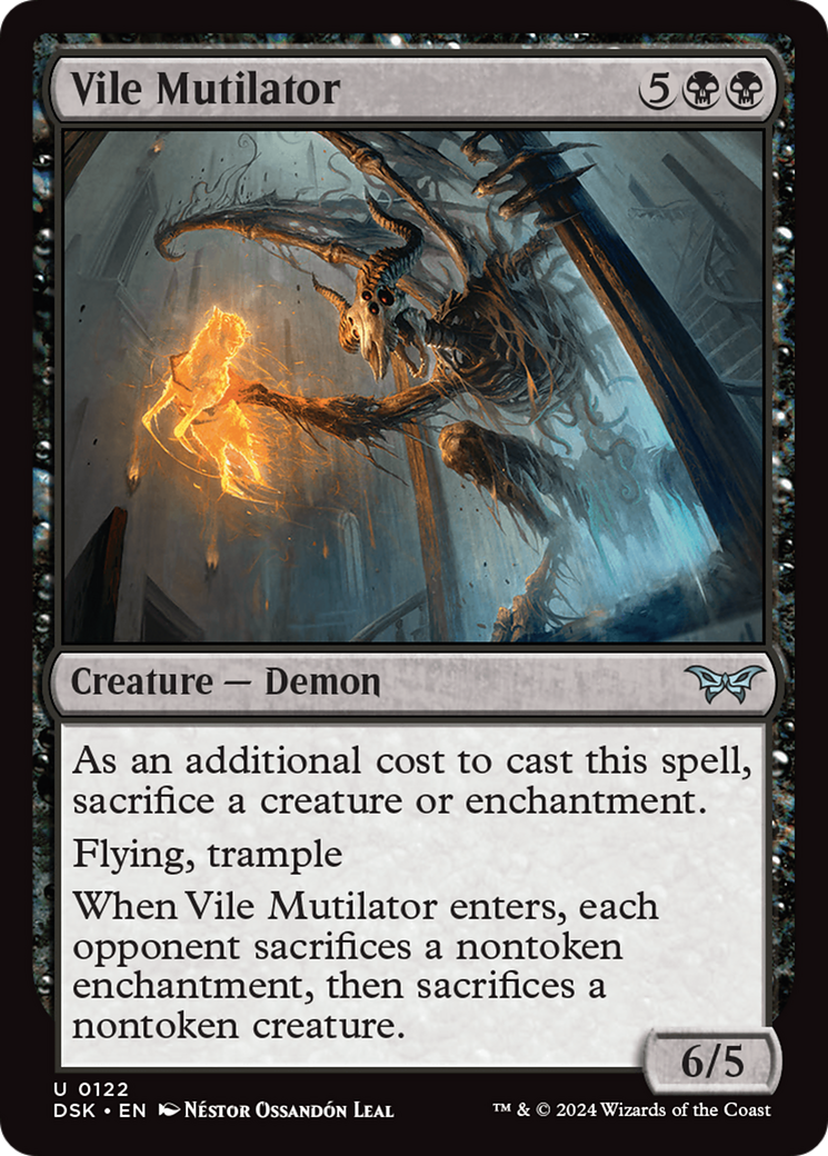 Vile Mutilator [Duskmourn: House of Horror] | Boutique FDB TCG