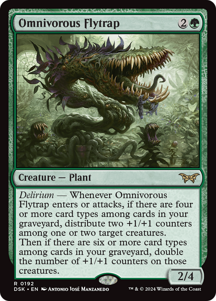 Omnivorous Flytrap [Duskmourn: House of Horror] | Boutique FDB TCG