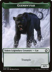 Wolf // Guenhwyvar Double-Sided Token [Dungeons & Dragons: Adventures in the Forgotten Realms Tokens] | Boutique FDB TCG