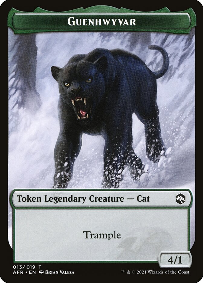 Guenhwyvar Token [Dungeons & Dragons: Adventures in the Forgotten Realms Tokens] | Boutique FDB TCG