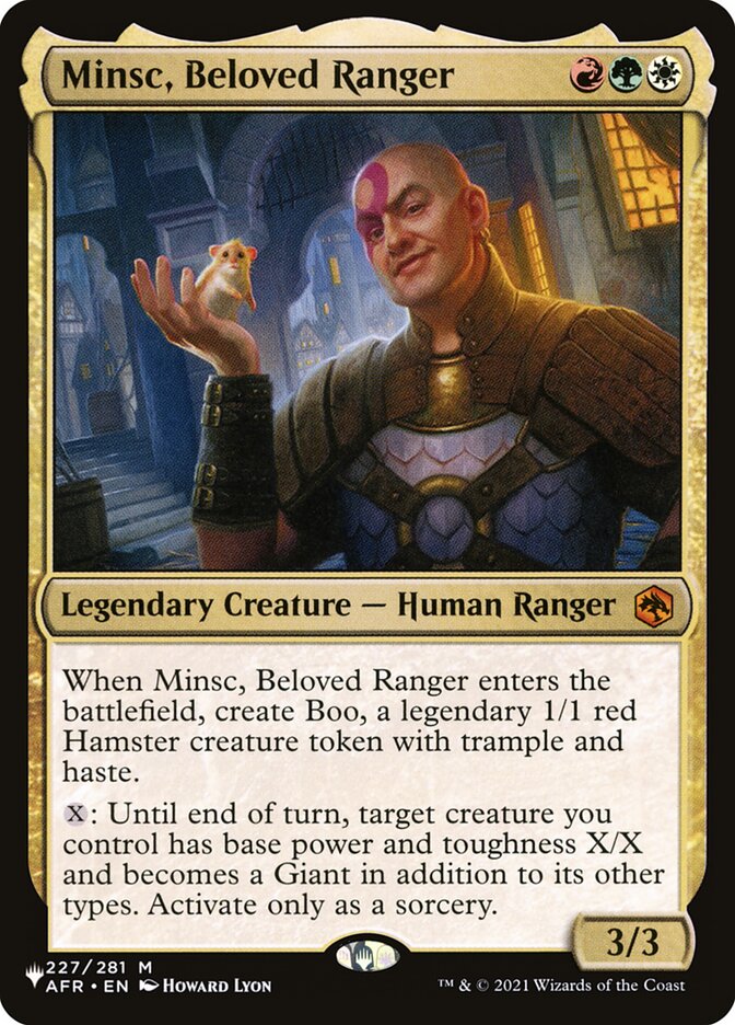 Minsc, Beloved Ranger [The List] | Boutique FDB TCG