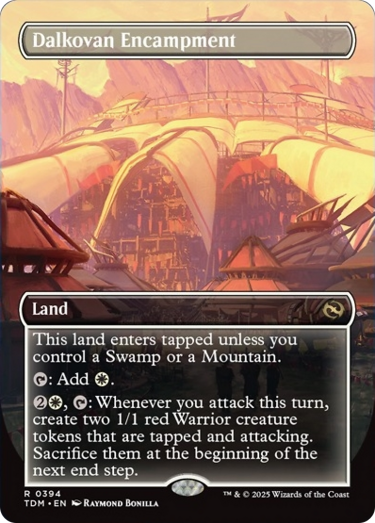Dalkovan Encampment (Borderless) [Tarkir: Dragonstorm] | Boutique FDB TCG