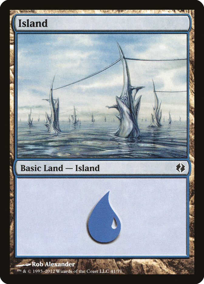 Island (41) [Duel Decks: Venser vs. Koth] | Boutique FDB TCG