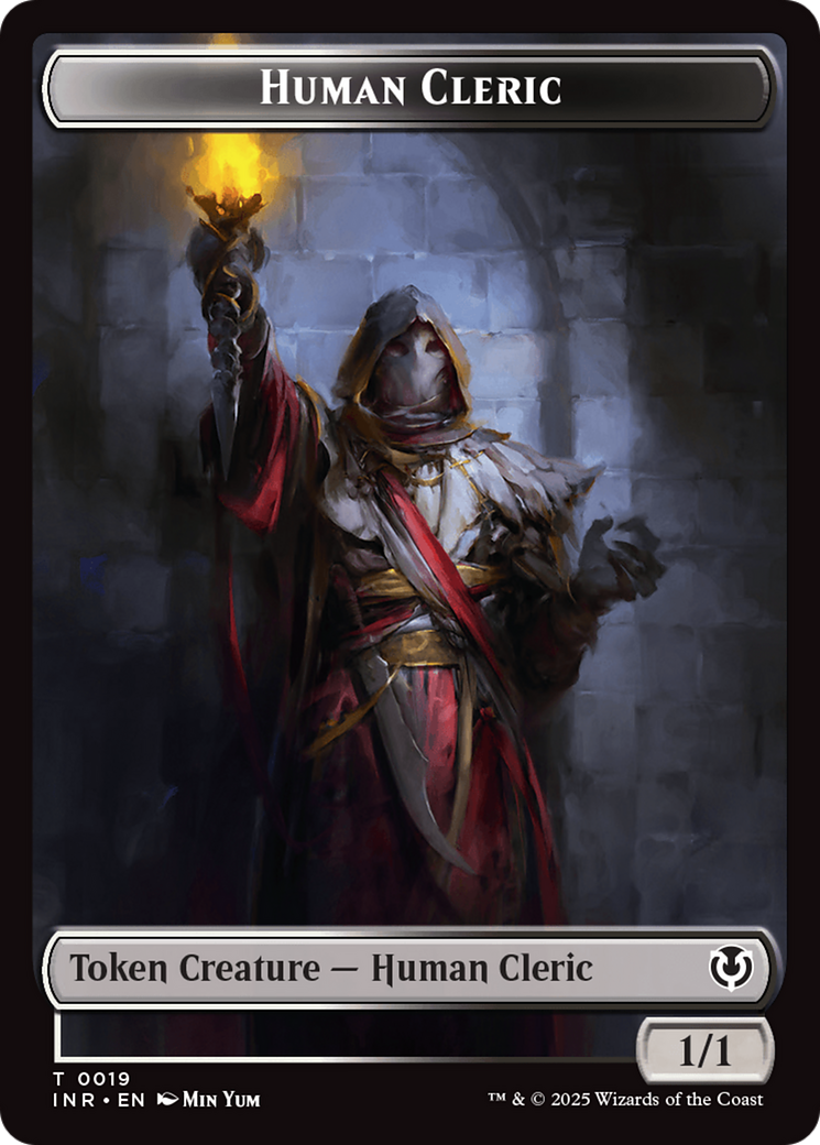 Demon // Human Cleric Double-Sided Token [Innistrad Remastered Tokens] | Boutique FDB TCG