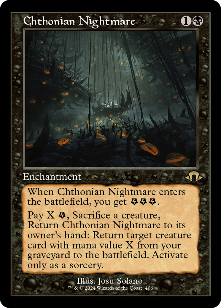 Chthonian Nightmare (Retro) [Modern Horizons 3] | Boutique FDB TCG