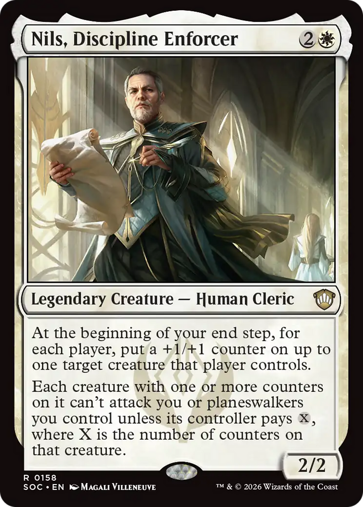 Nils, Discipline Enforcer [Secrets of Strixhaven Commander] | Boutique FDB TCG