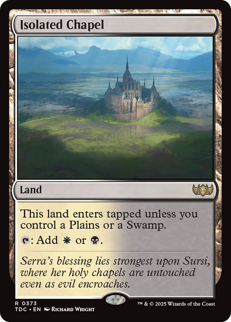 Isolated Chapel [Tarkir: Dragonstorm Commander] | Boutique FDB TCG