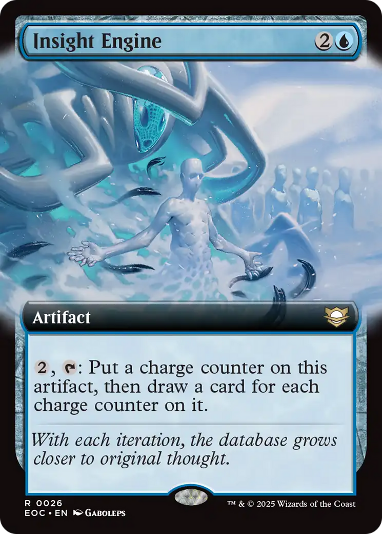Insight Engine (Extended Art) [Edge of Eternities Commander] | Boutique FDB TCG
