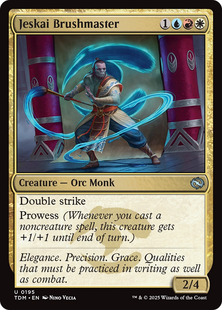 Jeskai Brushmaster [Tarkir: Dragonstorm] | Boutique FDB TCG