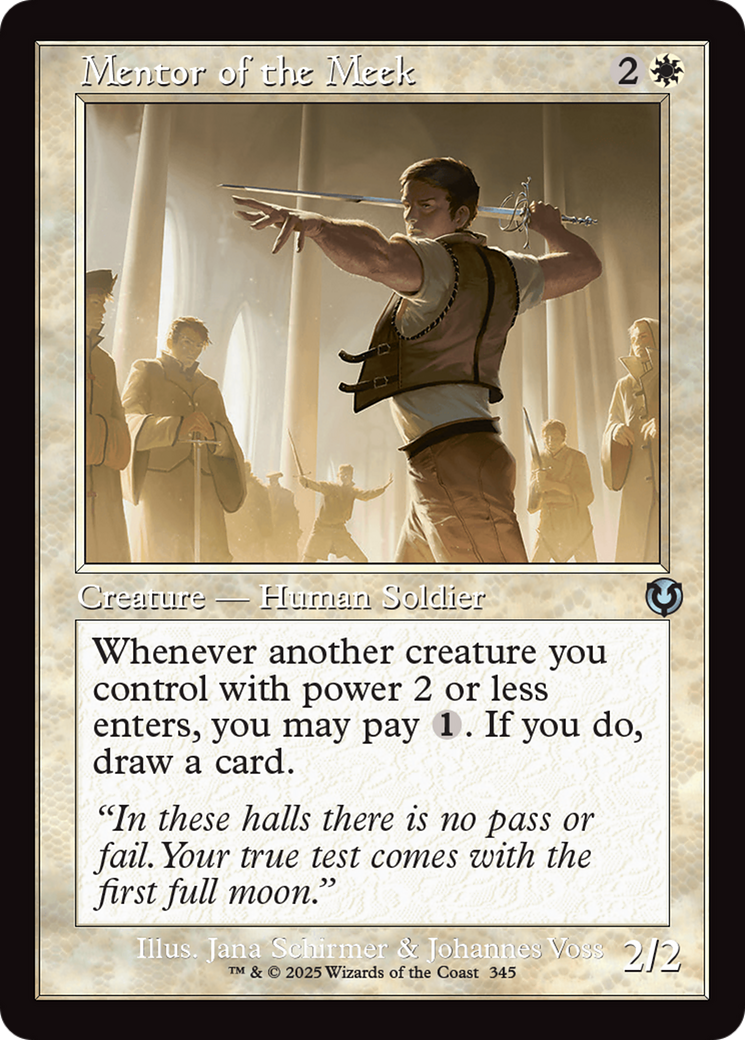 Mentor of the Meek (Retro Frame) [Innistrad Remastered] | Boutique FDB TCG