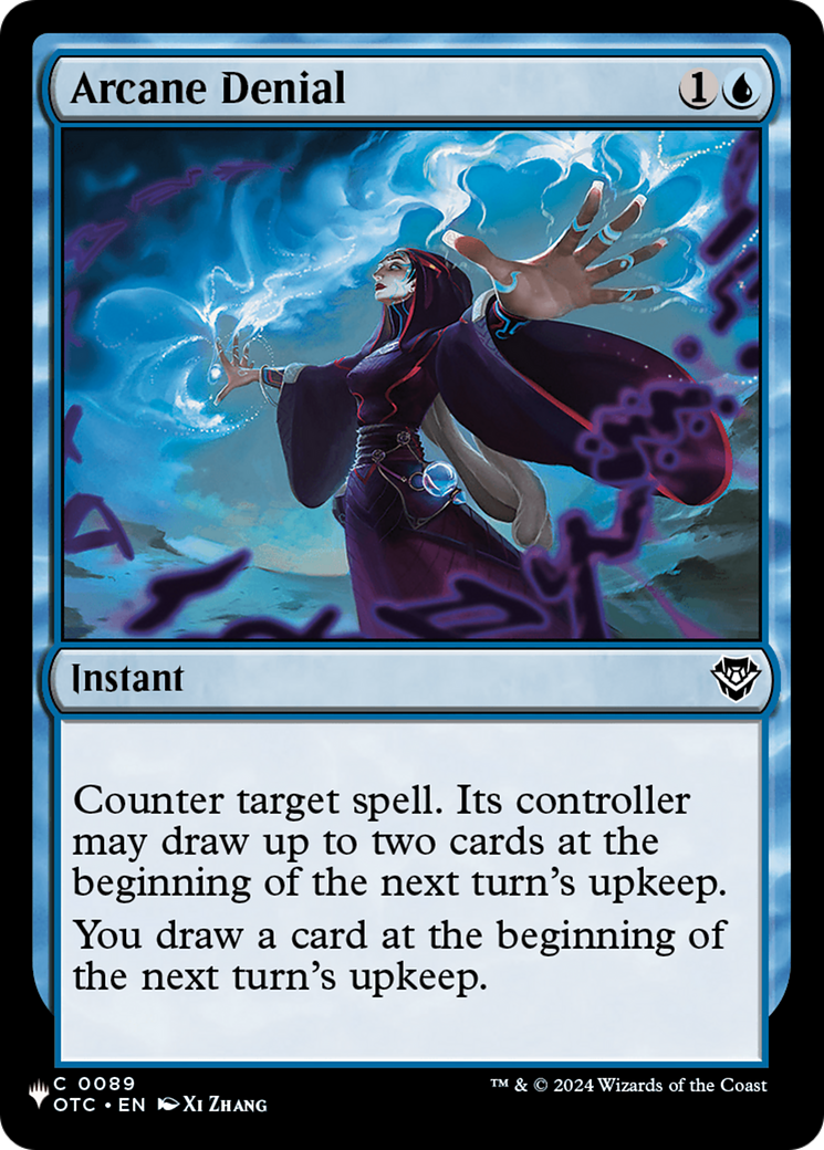 Arcane Denial (OTC) [The List] | Boutique FDB TCG