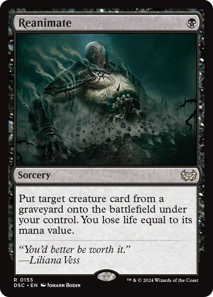 Reanimate [Duskmourn: House of Horror Commander] | Boutique FDB TCG