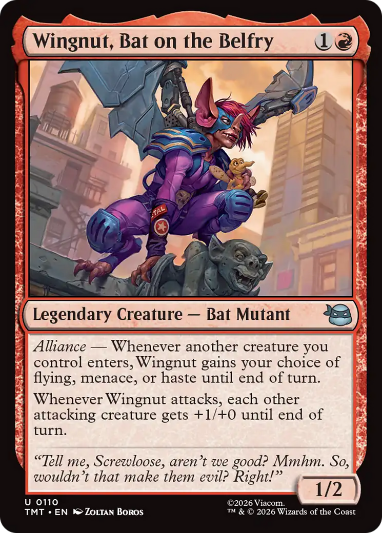 Wingnut, Bat on the Belfry [Teenage Mutant Ninja Turtles] | Boutique FDB TCG
