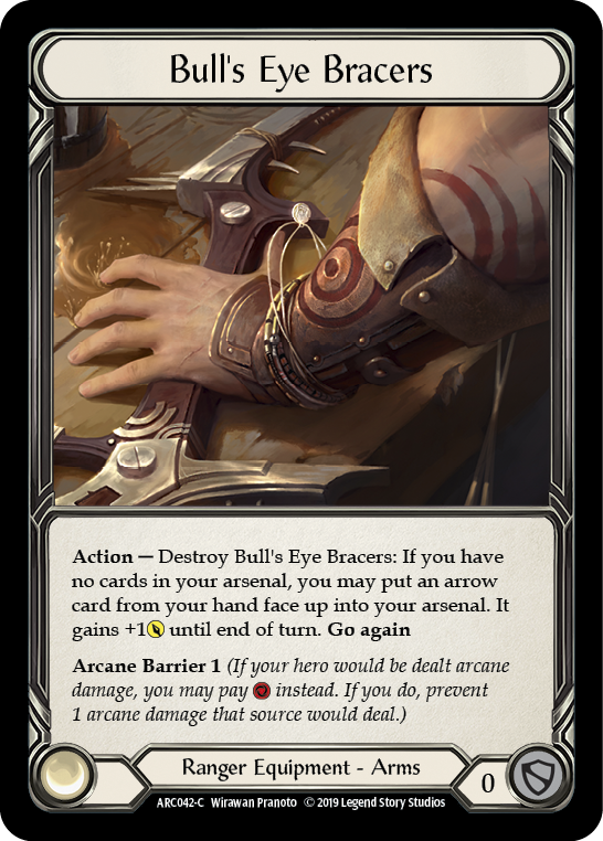 Bull's Eye Bracers [ARC042-C] (Arcane Rising)  1st Edition Normal | Boutique FDB TCG
