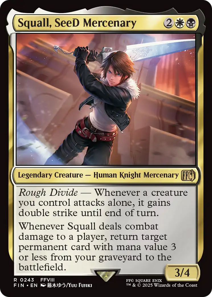 Squall, SeeD Mercenary [FINAL FANTASY] | Boutique FDB TCG