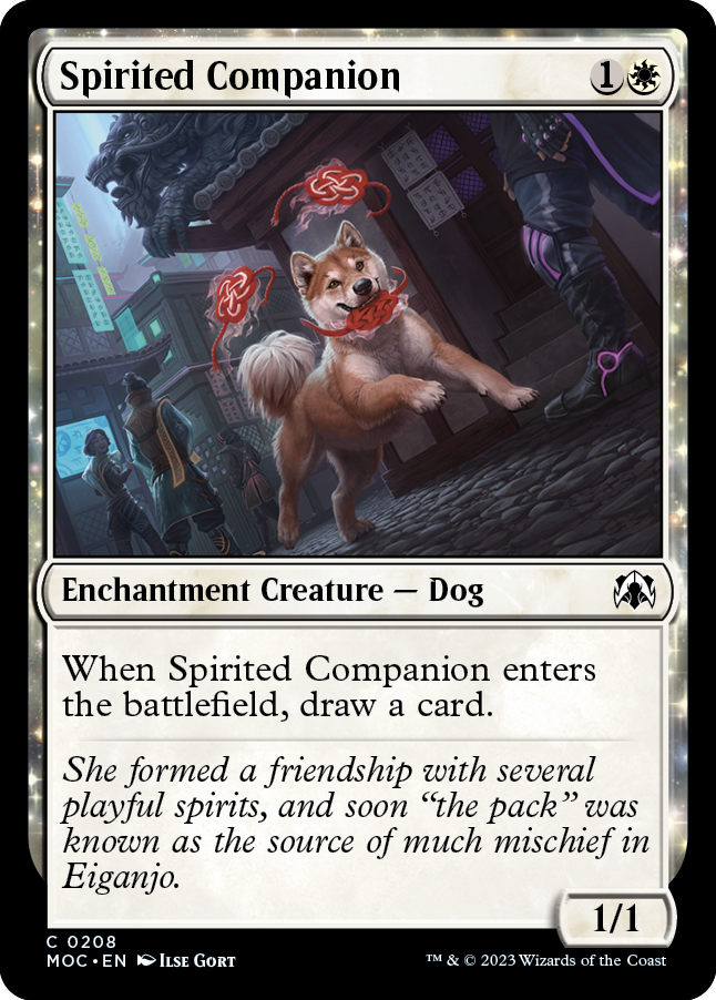 Spirited Companion [March of the Machine Commander] | Boutique FDB TCG