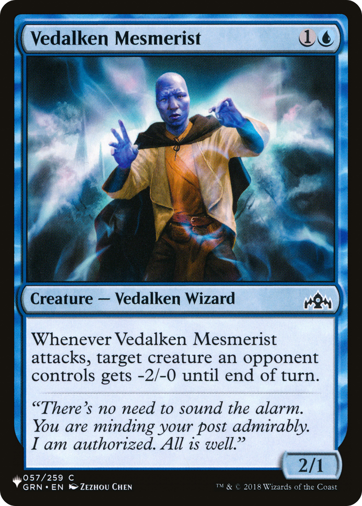 Vedalken Mesmerist [The List] | Boutique FDB TCG