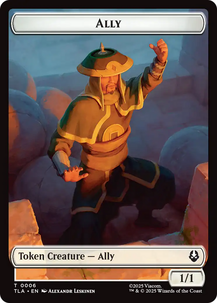 Ally (0006) // Bear Double-Sided Tokens [Avatar: The Last Airbender Tokens] | Boutique FDB TCG