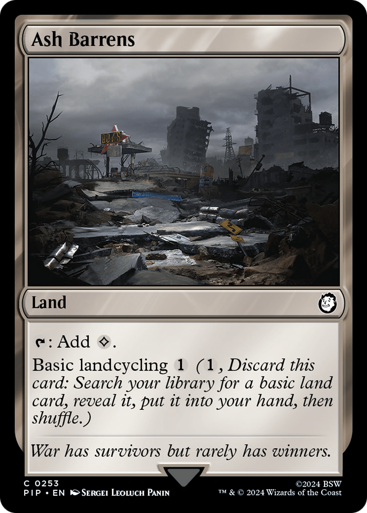 Ash Barrens [Fallout] | Boutique FDB TCG