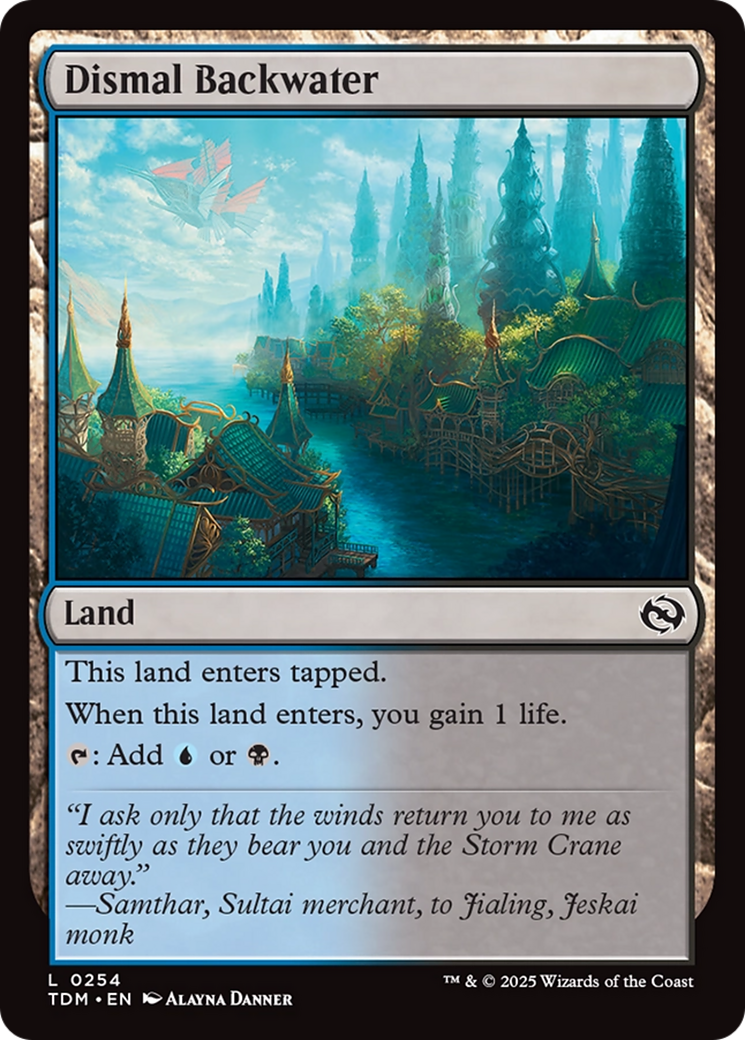 Dismal Backwater [Tarkir: Dragonstorm] | Boutique FDB TCG