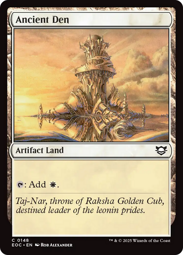 Ancient Den [Edge of Eternities Commander] | Boutique FDB TCG